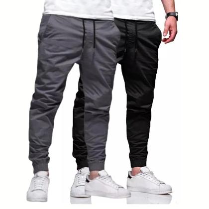Imagem de Calça Masculina Jogger Sarja  Jeans Camuflada  Com Punho Elástico Elástico Linha Premium A Envio Rápido 