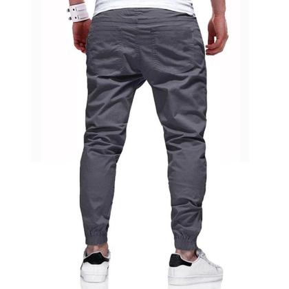 Imagem de Calça Masculina Jogger Sarja  Jeans Camuflada  Com Punho Elástico Elástico Linha Premium A Envio Rápido 