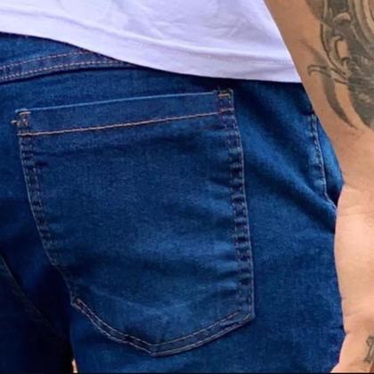 Imagem de Calça Masculina Jogger Sarja  Jeans Camuflada  Com Punho Elástico Elástico Linha Premium A Envio Rápido 