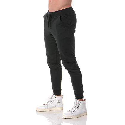 Imagem de Calça Masculina Moletom Preto Básico