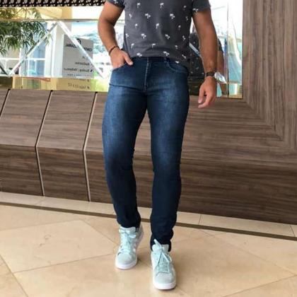 Imagem de Calça masculina plus size com elastano tamanhos grandes top