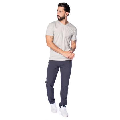 Imagem de Calça Masculina Sea Surf Cós Ajustável Bolsos Zíper Marinho