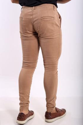 Imagem de calça masculina slim fit sarja com elastano