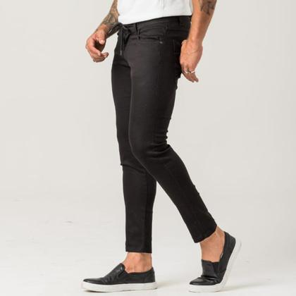 Imagem de Calça Masculina Super Skinny Fit Preta Zune
