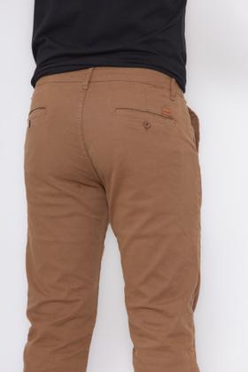 Imagem de Calça Masculino Chino Reta Sarja Esporte Fino Alfaiataria Malloy 