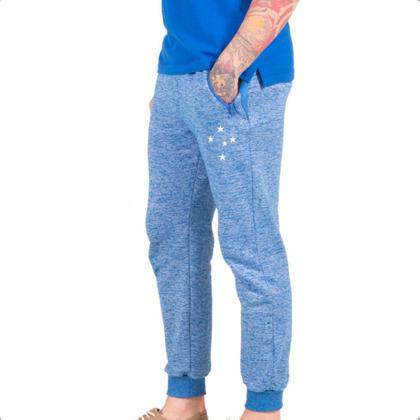 Imagem de Calça Moletom Cruzeiro Mescla Azul Oficial