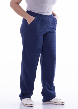 Imagem de Calça moletom flanelada Plus Size unissex com bolsos