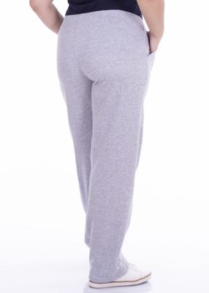 Imagem de Calça moletom flanelada Plus Size unissex com bolsos