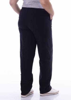 Imagem de Calça moletom flanelada Plus Size unissex com bolsos