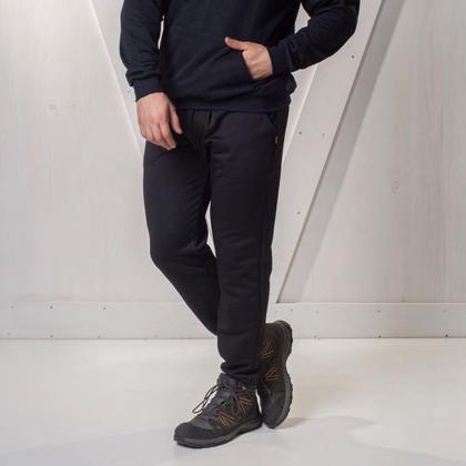 Imagem de Calça Moletom Infantil com Cordão fake Modelo Jogger Macia Confortável