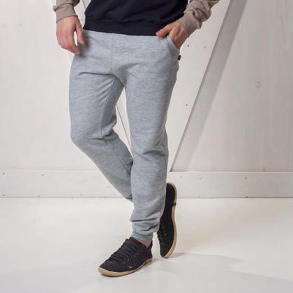 Imagem de Calça Moletom Infantil com Cordão fake Modelo Jogger Macia Confortável