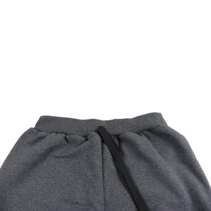 Imagem de Calça Moletom Infantil com Cordão fake Modelo Jogger Macia Confortável