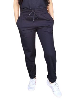 Imagem de Calça Moletom Jogger Feminina Com Cordão e Elástico