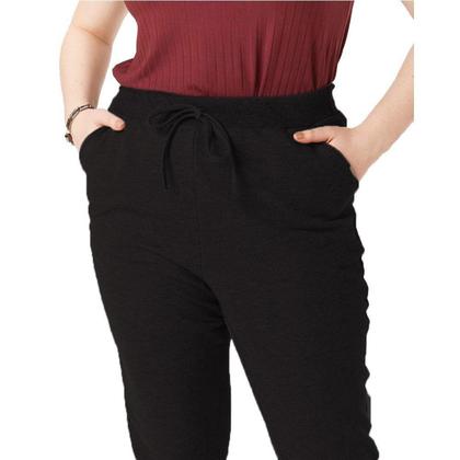 Imagem de Calça Moletom Jogger Feminina Malwee Plus Size Ref. 98612