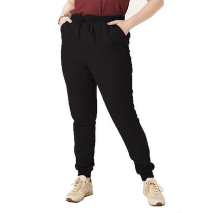 Imagem de Calça Moletom Jogger Feminina Malwee Plus Size Ref. 98612