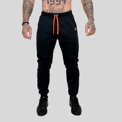 Imagem de Calça Moletom Masculina Skinny Slin Sport Coroa e Cordão