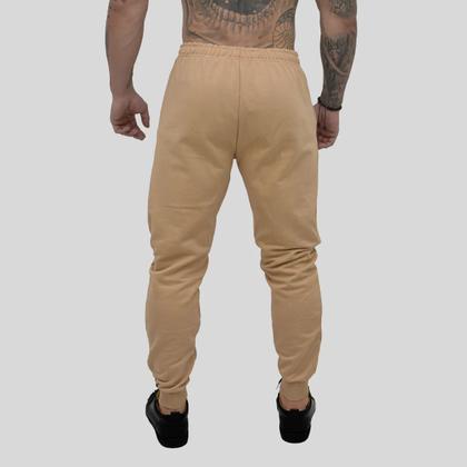 Imagem de Calça Moletom Masculino Jogger Slim Agasalho Flanelado Academia No Gain