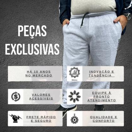 Imagem de Calça Moletom Masculino Tamanho Grande Plus Size Litoral