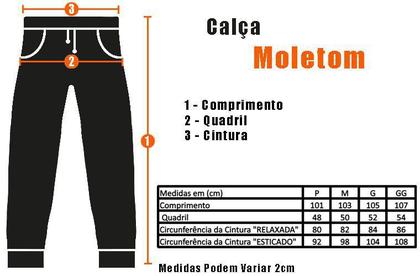 Imagem de Calça Moletom Recorte V C/ Faixa Lateral Preto