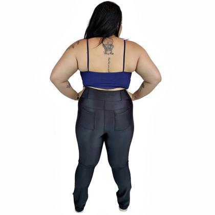 Imagem de Calça Montaria Reta com Bolso Preto