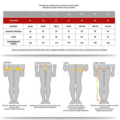 Imagem de Calça Motociclista Impermeável com Proteções - ZERO - Racing Rabbit