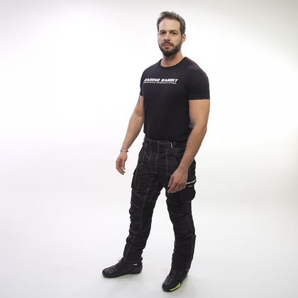 Imagem de Calça Motociclista Impermeável com Proteções - ZERO - Racing Rabbit