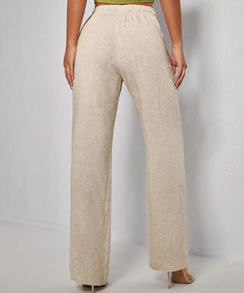 Imagem de Calça Pantalona De Linho