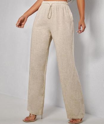 Imagem de Calça Pantalona De Linho