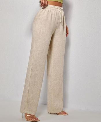 Imagem de Calça Pantalona De Linho