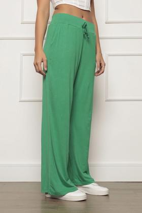 Imagem de Calça Pantalona de Viscolycra com bolsos Verde