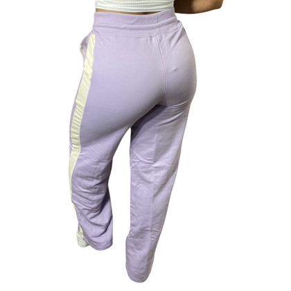 Imagem de Calça Pantalona Feminina Em Moletom Flanelada Mosaico