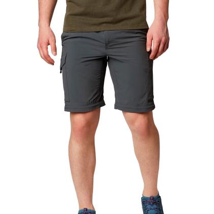 Imagem de Calça Para Pesca c/ Zíper Silver Ridge Convertible Cinza Tam 40 - Columbia