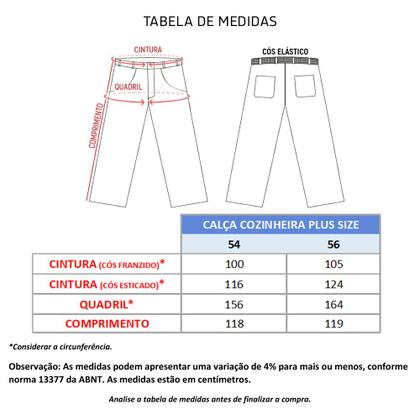 Imagem de Calça Pied Poule Feminina Plus Size