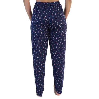 Imagem de Calça Pijama Floral Marinho Malwee 1000117648 Viscose
