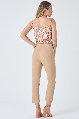 Imagem de Calça PKS Alfaiataria Capri Bege