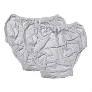 Imagem de Calça Plastica Geriátrica Simples c Elástico Uso Adulto 2 unidades tam 48