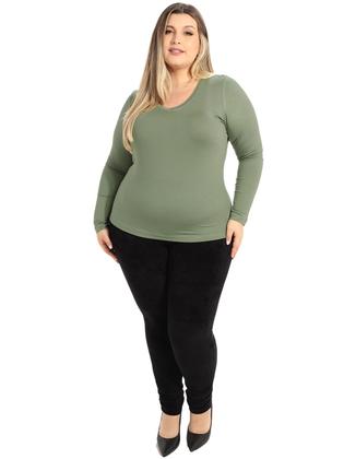 Imagem de Calça Plus Size Feminina Anistia Fusô Veludo Cotele Elastano