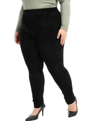 Imagem de Calça Plus Size Feminina Anistia Fusô Veludo Cotele Elastano