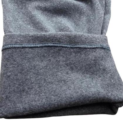 Imagem de Calça Plus Size Legging Montaria Flanelada Grossa Com Bolsos Cós Alto