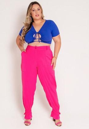 Imagem de Calça Plus Size Nó Na Barra
