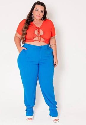 Imagem de Calça Plus Size Nó Na Barra