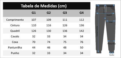Imagem de Calça Plus Size Sarja Jogger Masculina Skinny Com Punho S01plusn