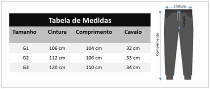 Imagem de Calça Plus Size Sarja Jogger Masculina Skinny Com Punho S01plusn