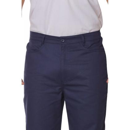 Imagem de Calça Profissional Operacional Masculina Brim Cós Meio Elástico