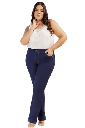 Imagem de Calça Reta Amaciada Manifesto - Jeans - Primavera
