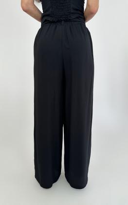 Imagem de Calça ruby wide leg preta 100% viscose feminino 22012-1