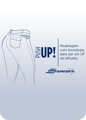 Imagem de Calça Sarja Feminina Push Up - 265750 Preto