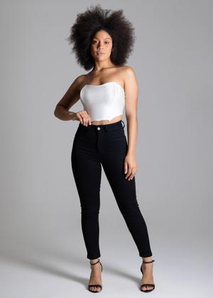 Imagem de Calça Sarja Feminina Push Up - 265750 Preto