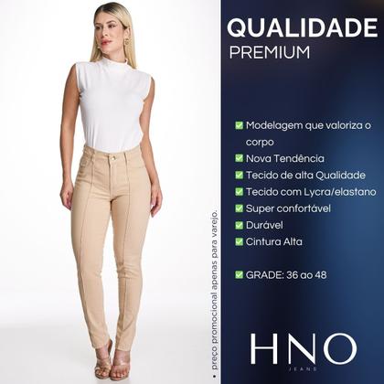 Imagem de Calça Sarja HNO Skinny Color Bege Premium