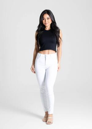 Imagem de Calça Sarja Sawary Cigarrete - 280860 - branco 42